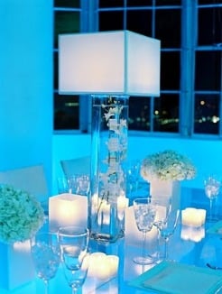 Lamp Centerpiece Wedding